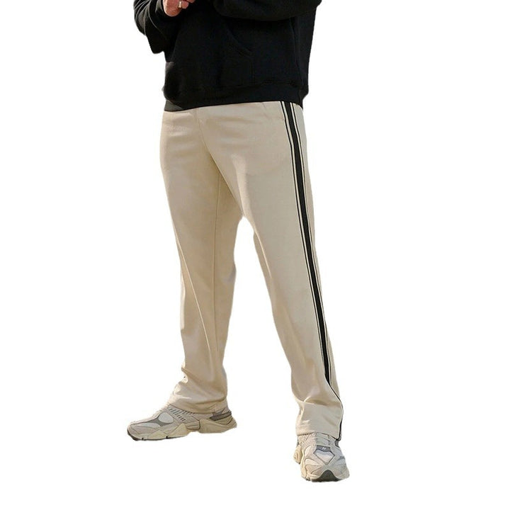 Herren sportliche Trainingshose mit seitlichen Streifen Drune