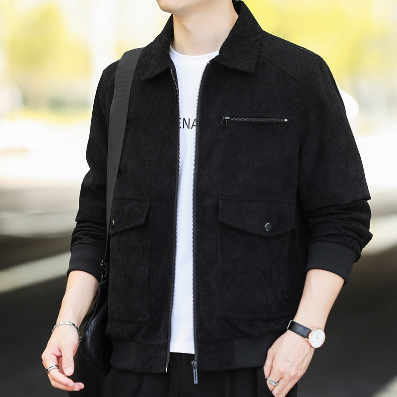Herren Moderne Utilityjacke mit praktischen Taschen Drune
