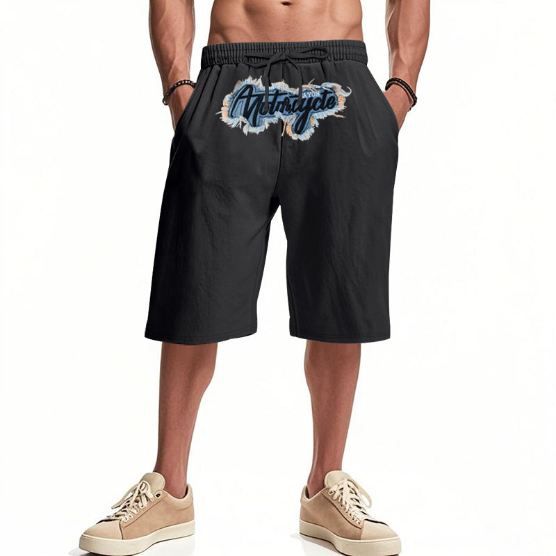 Herren Bequeme Freizeit-Badeshorts mit verstellbarem Bund und praktischen Seitentaschen Drune