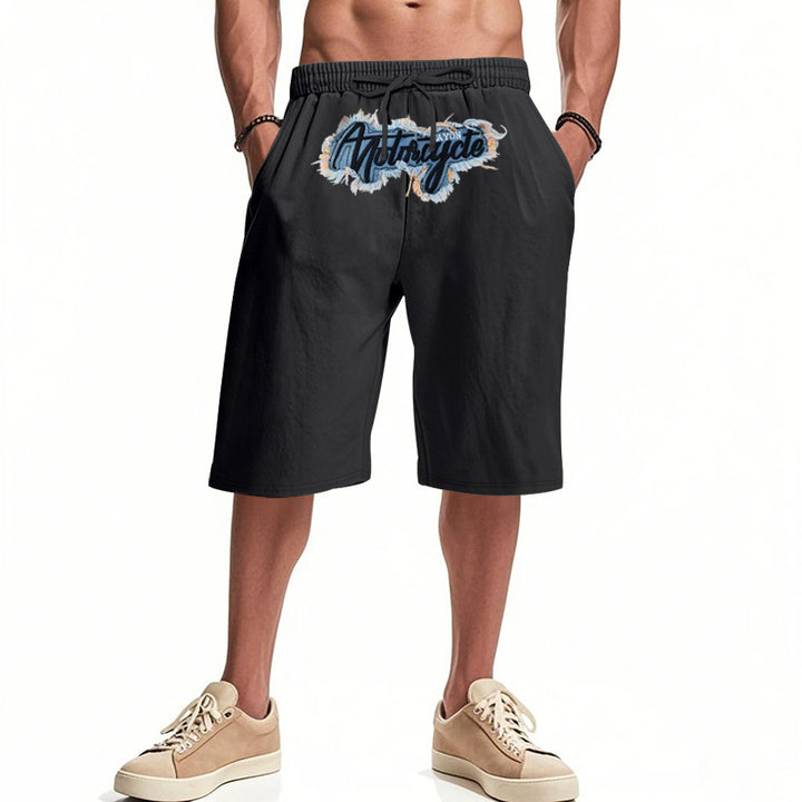 Herren Bequeme Freizeit-Badeshorts mit verstellbarem Bund und praktischen Seitentaschen Drune