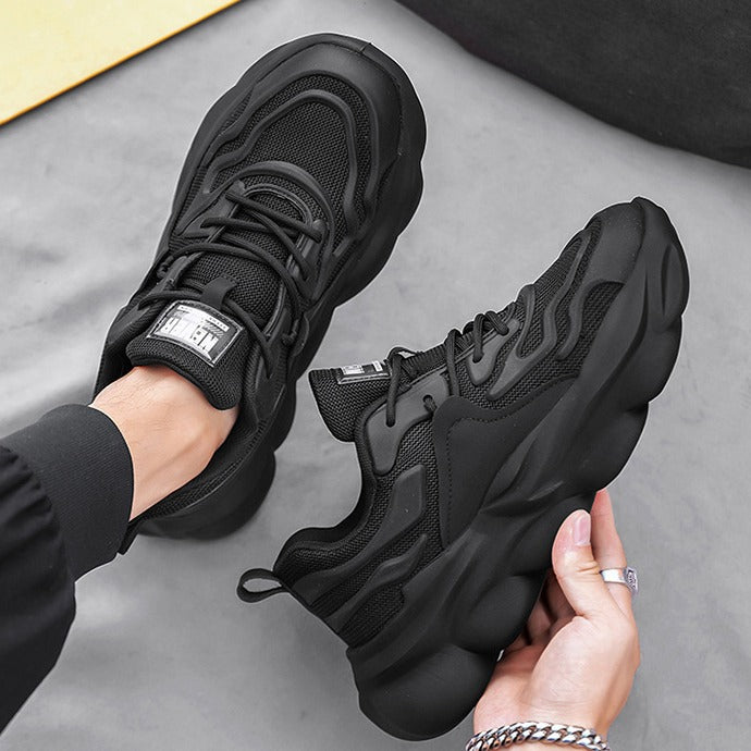 Damen Sportliche Chunky Sneakers mit dämpfender Sohle und atmungsaktiver Textiloberfläche Drune