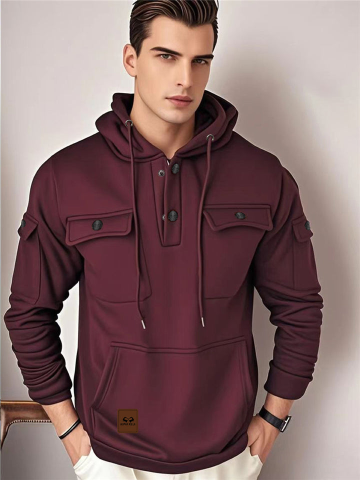 Herren Multifunktionale Kapuzenjacke Drune