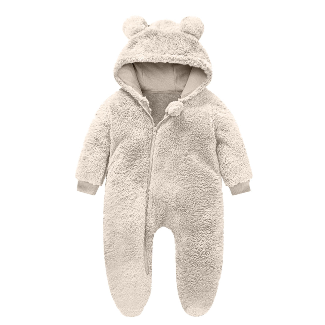 Kleinkind Fleece Overall mit Bärenohren Drune