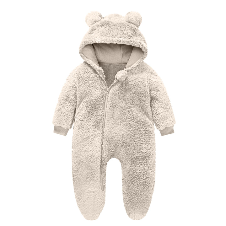 Kleinkind Fleece Overall mit Bärenohren Drune