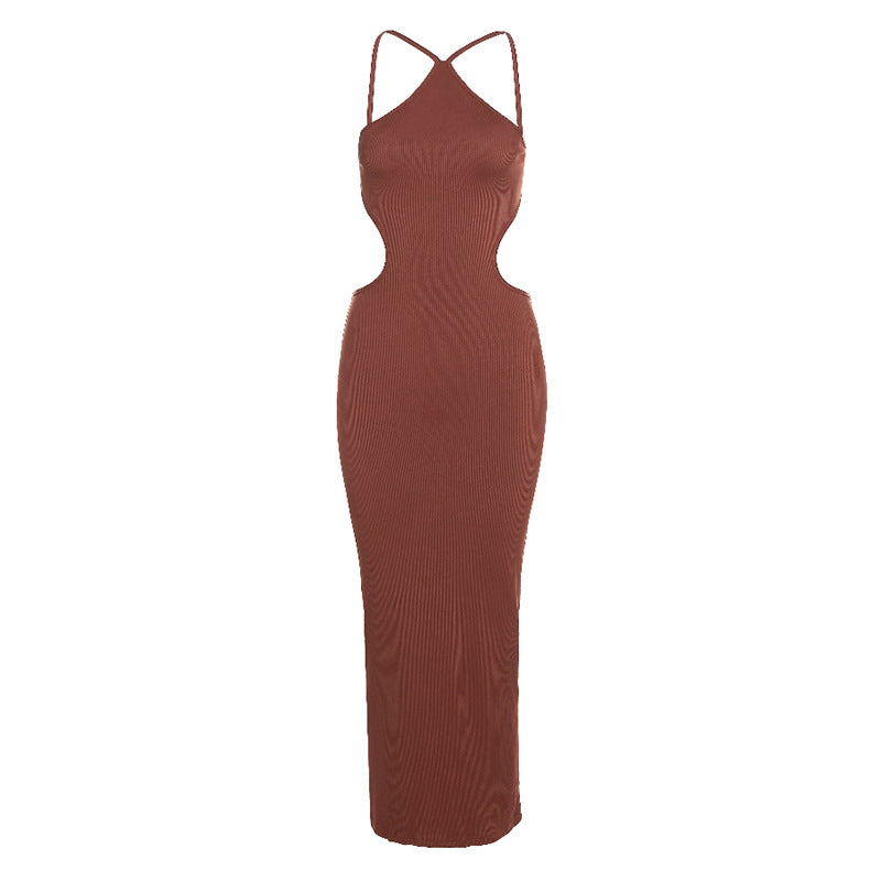 Damen Maxi Kleid mit modischem Cut-Out Drune