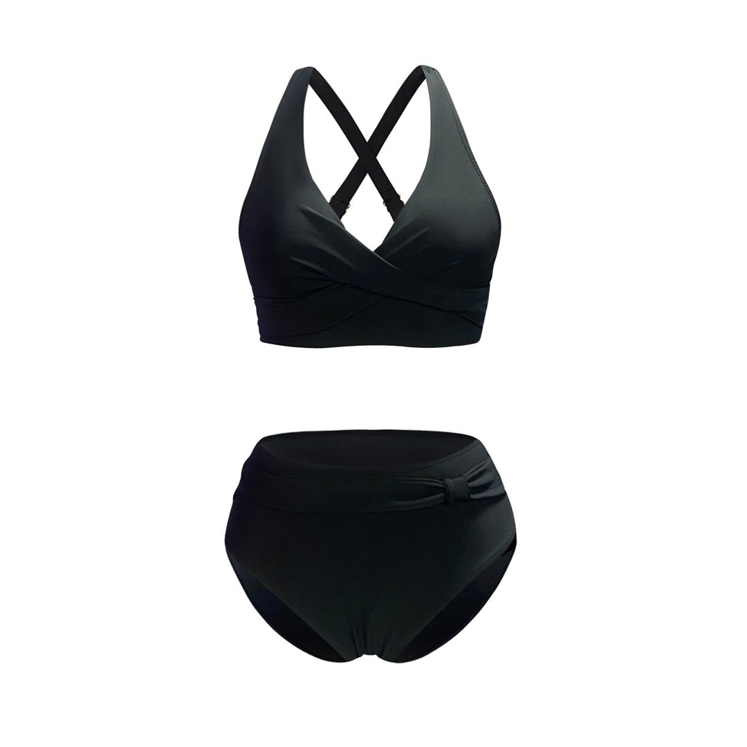 Damen Sportliches Bikini-Set mit trendigem Schnitt und modernem Grafikdesign Drune