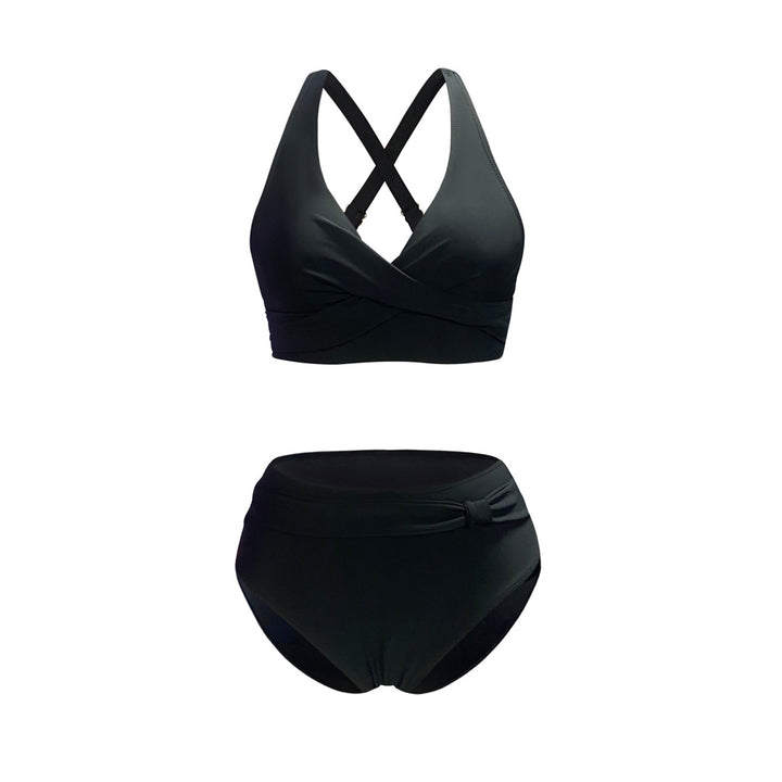 Damen Sportliches Bikini-Set mit trendigem Schnitt und modernem Grafikdesign Drune