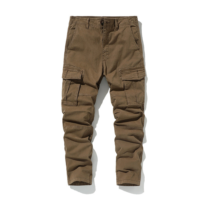 Herren Tapered-Canvas-Cargo-Workhose mit ergonomischen Kniefalten und Organizer-Taschen Drune