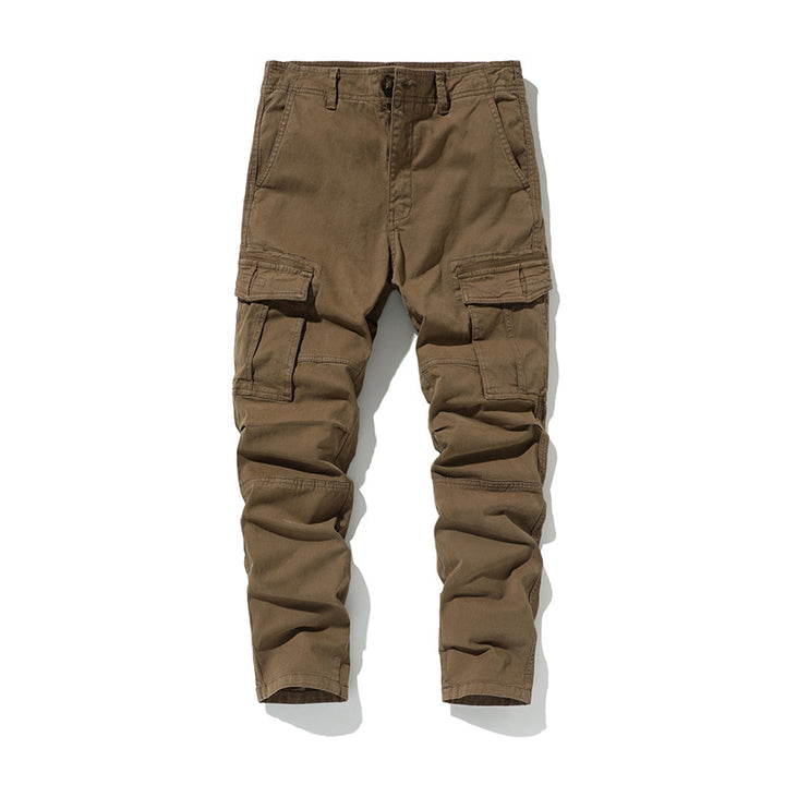 Herren Tapered-Canvas-Cargo-Workhose mit ergonomischen Kniefalten und Organizer-Taschen Drune