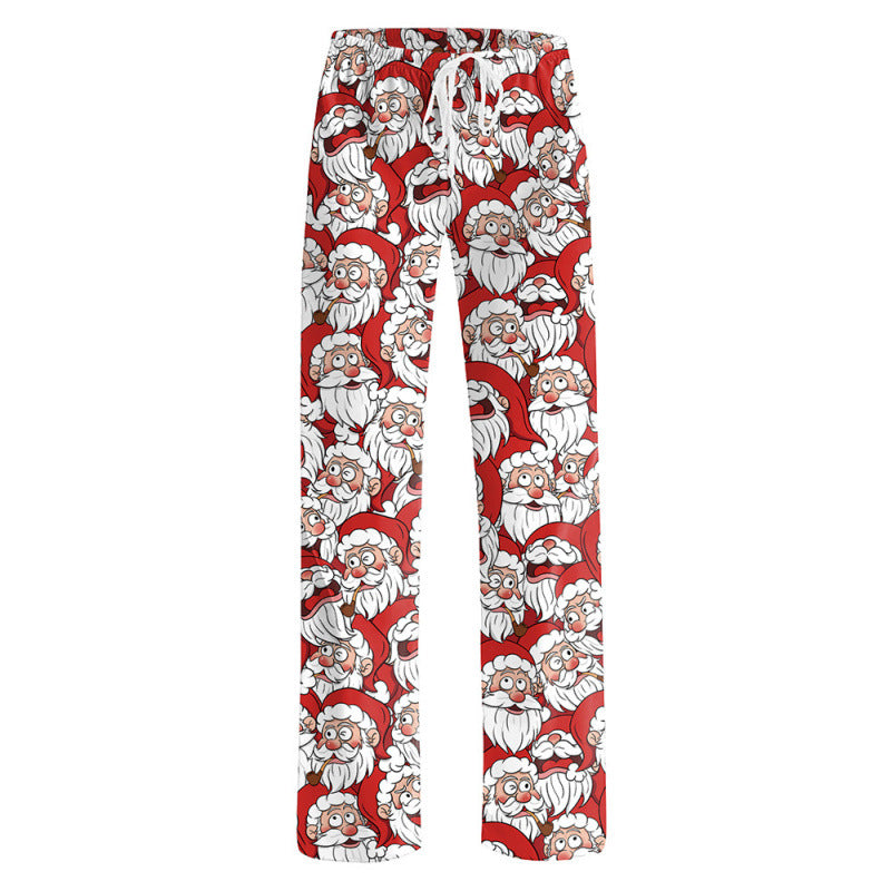Damen Gemusterte Weihnachts-Jogginghose Drune
