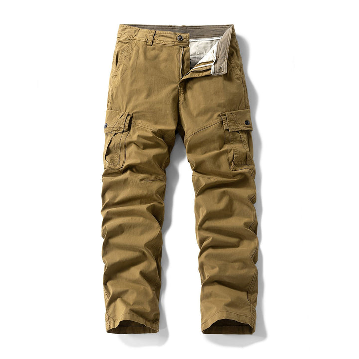 Herren Utility-Cargo-Hose im Vintage-Workwear-Look mit verstärkten Kniepartien und extra Stauraum Drune