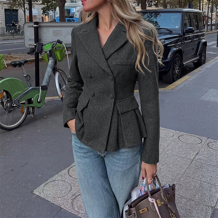 Damen Elegante Blazerjacke Drune