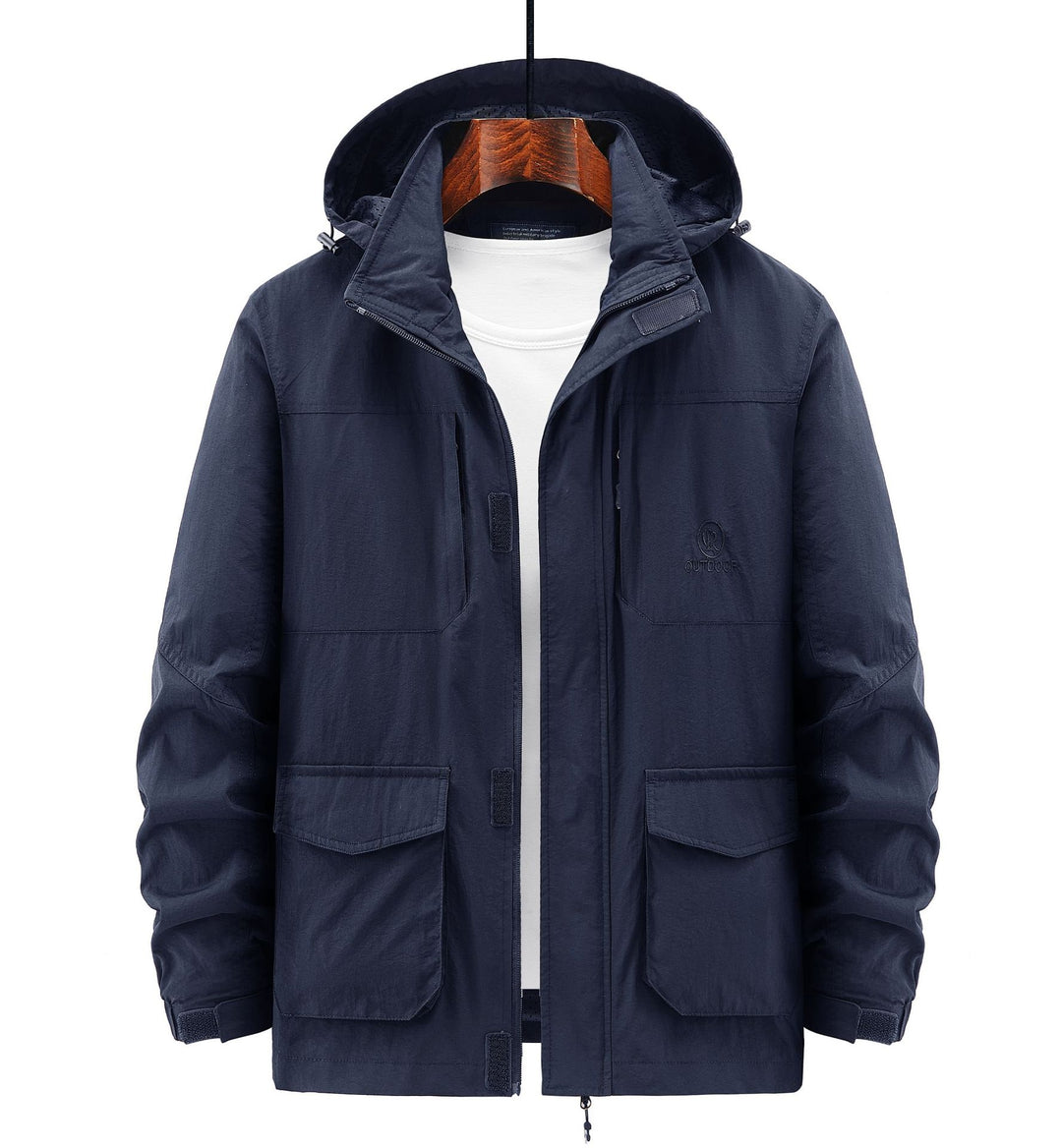 Herren Robuste Wetterjacke mit praktischen Taschen Drune