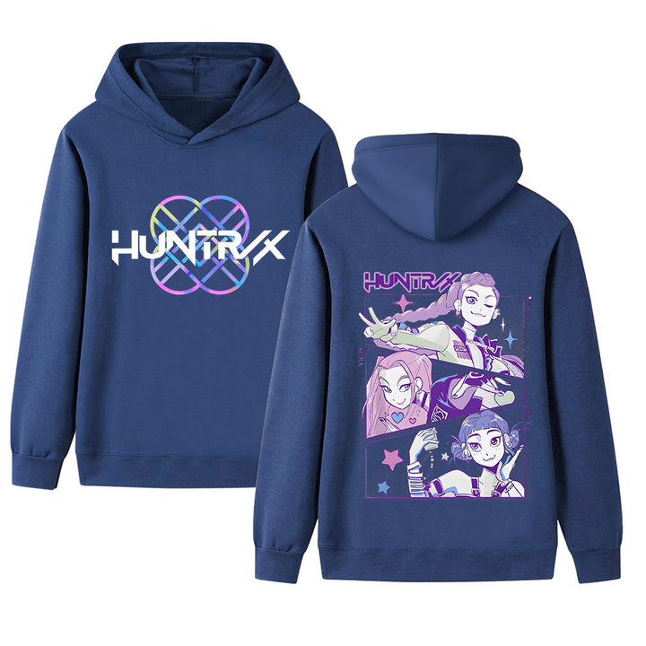 Damen Kapuzensweater mit einzigartigem Anime-Design und gemütlicher Passform Drune