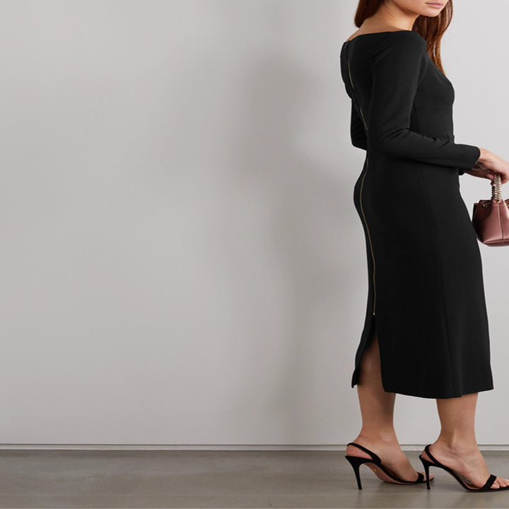 Damen Schulterfreies Midikleid im taillierten Etuikleid‑Schnitt Drune