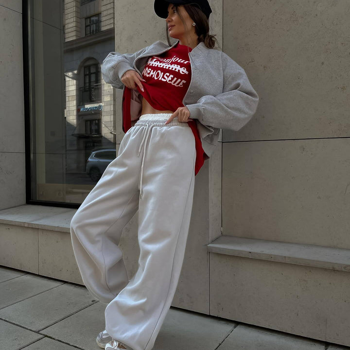 Damen lässige Collegejacke mit komfortabler Passform und funktionalen Details Drune