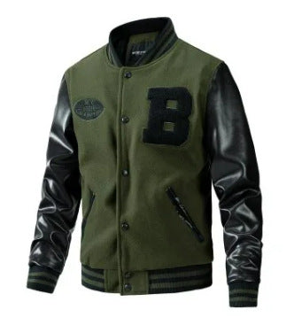 Herren Sportliche Collegejacke Drune