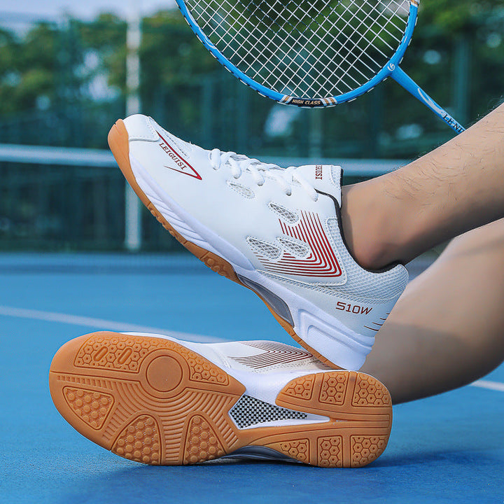 Damen Badmintonschuhe mit rutschfester Sohle und stoßdämpfender Dämpfung Drune