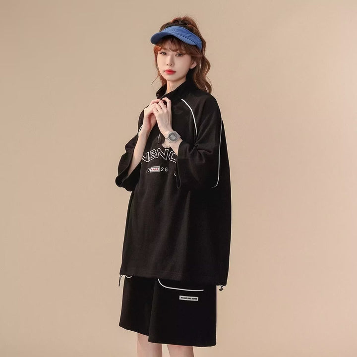 Damen Sportliches Oversized Set Drune
