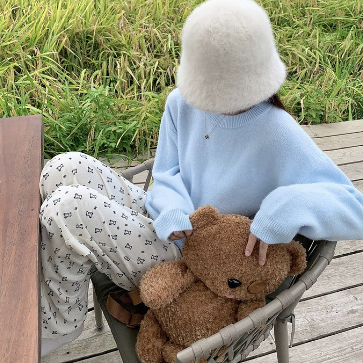 Damen Bequemer Strickpullover mit Oversized-Schnitt Drune