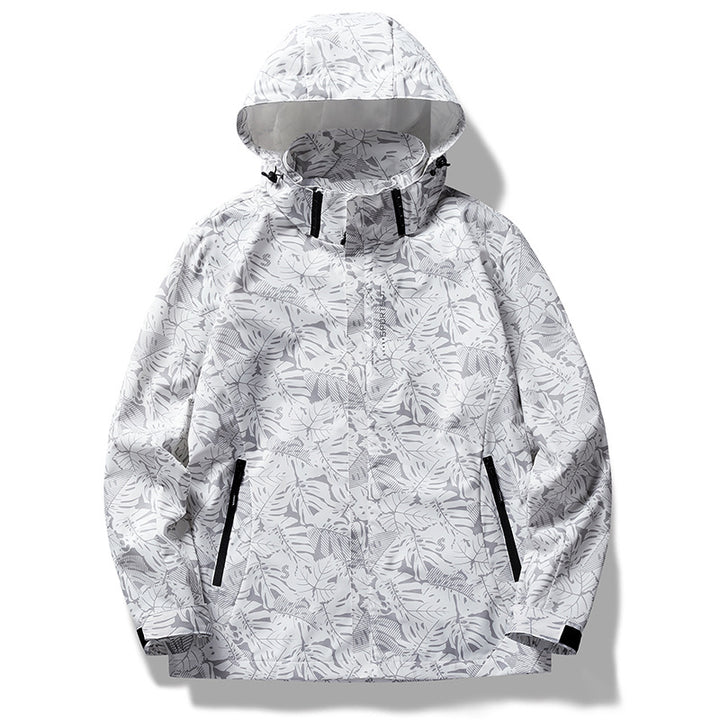 Herren Atmungsaktive Wind- und Wasserabweisende Outdoor-Jacke Drune