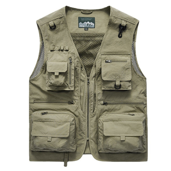 Herren Multifunktionale Angler- und Fotoweste Drune