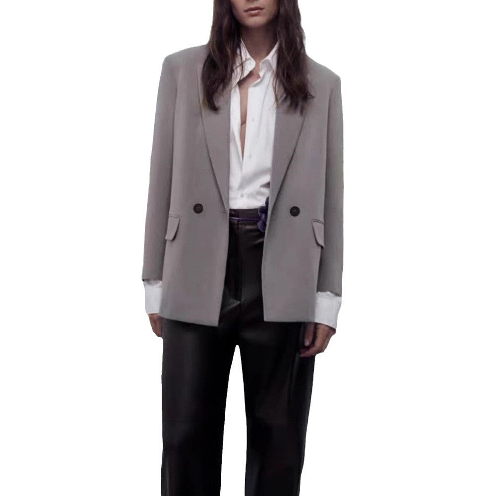 Damen Modischer und eleganter Oversized Blazer Drune