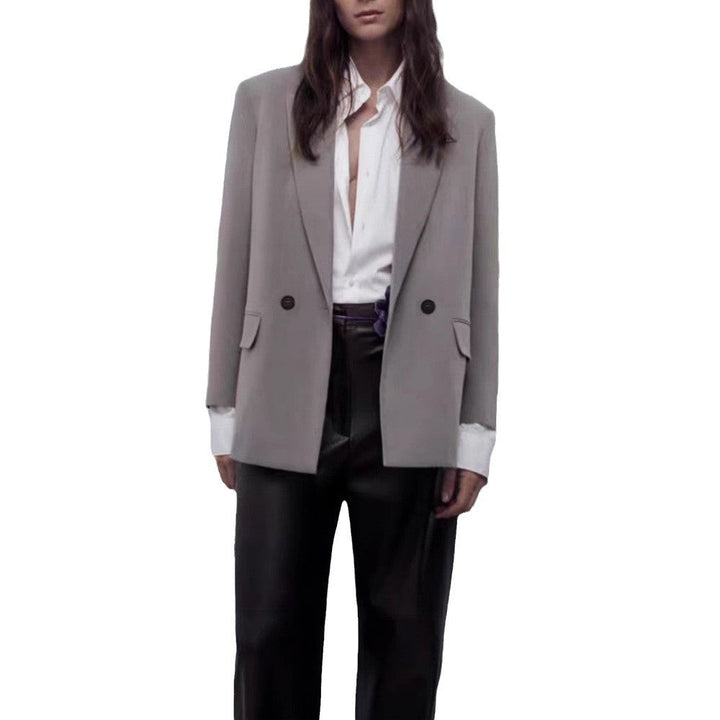 Damen Modischer und eleganter Oversized Blazer Drune