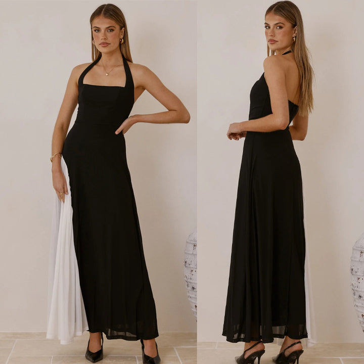 Damen Abendkleid mit asymmetrischem Schnitt und eleganten Akzenten Drune
