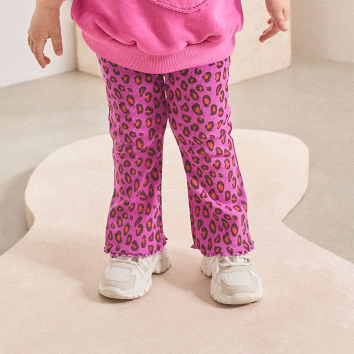 Damen legere Leggings mit animalischem Muster Drune