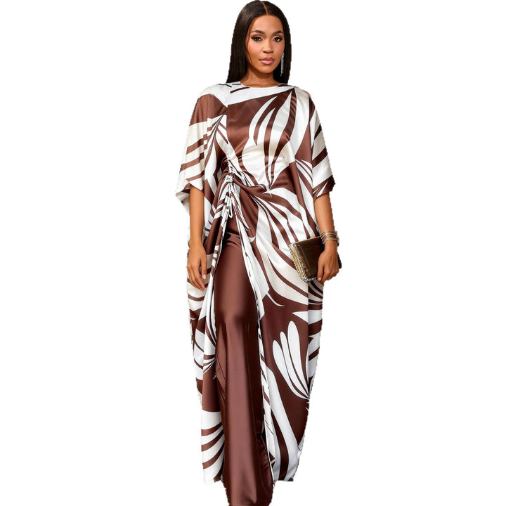 Damen luxuriöser Kaftan mit auffälligem Muster Drune