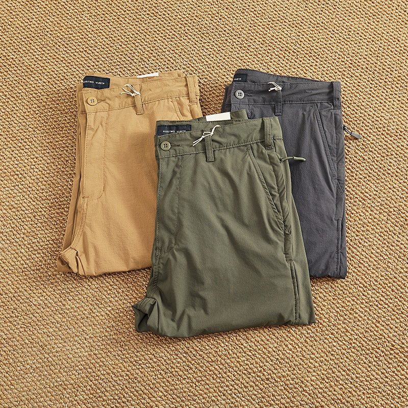 Herren Chino-Hose mit elastischem Bund und praktischen Eingrifftaschen Drune