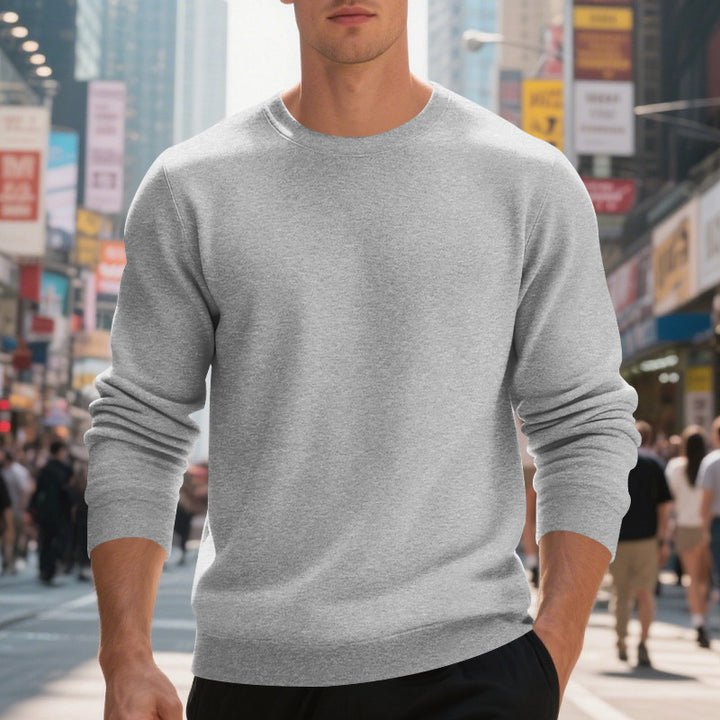 Herren Sweatshirt mit Rundhalsausschnitt Drune