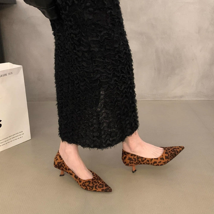 Damen elegante spitze Pumps mit klassischem Design Drune