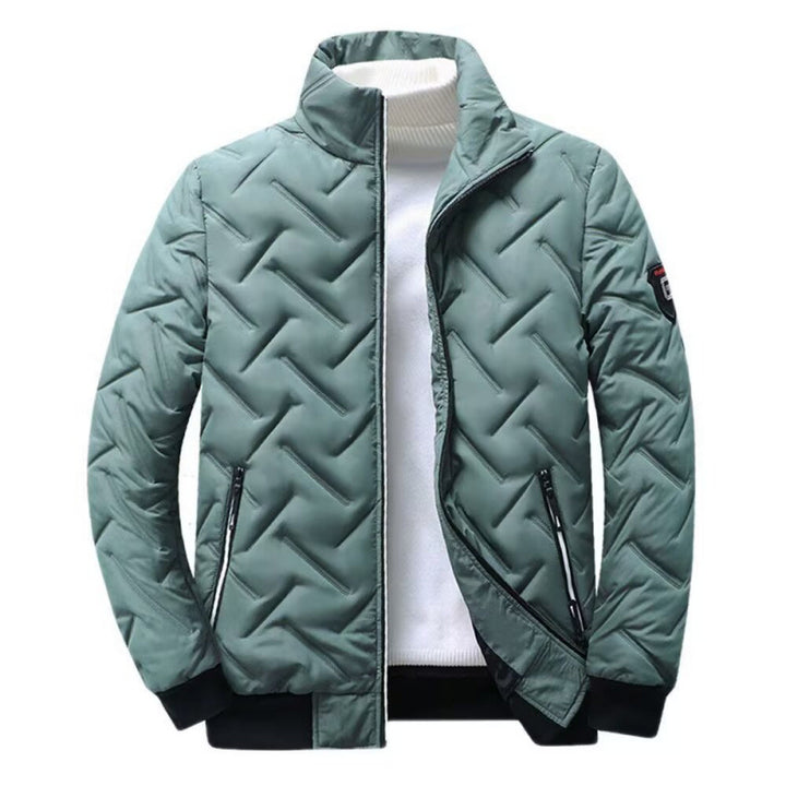 Herren Winter Steppjacke mit hochabschließendem Kragen Drune