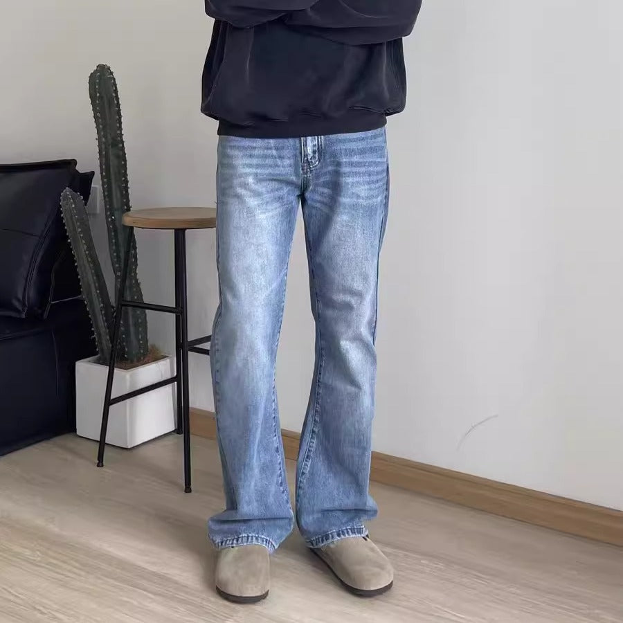 Herren Modische Flared Jeans Drune