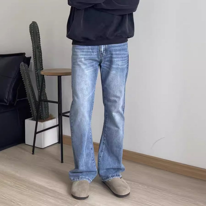 Herren Modische Flared Jeans Drune