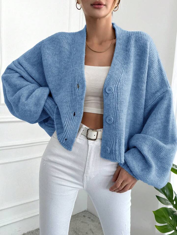 Damen lässige Strickjacke Drune
