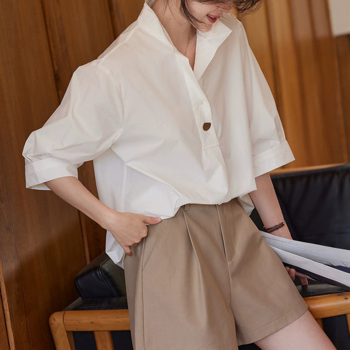 Damen Elegante und luftige Bluse mit modernem Schnitt Drune