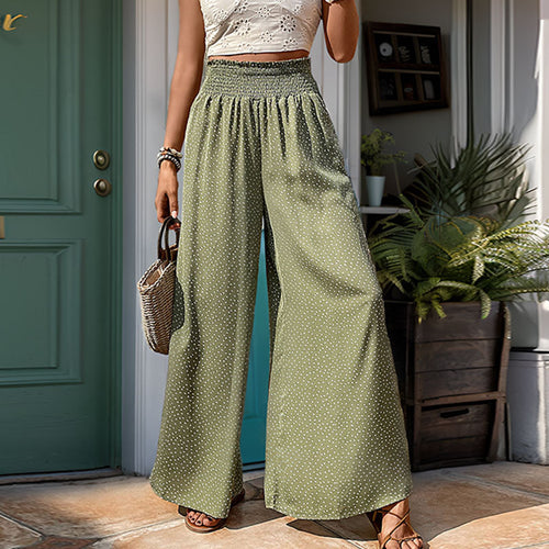 Damen Weite Sommerhose mit Gummizug Drune
