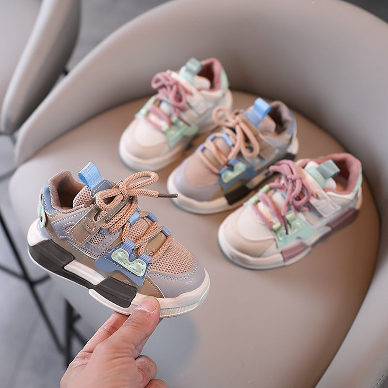 Damen Gepolsterte Freizeit‑Sneaker mit Mesh‑Einsätzen und dämpfender Plateausohle Drune
