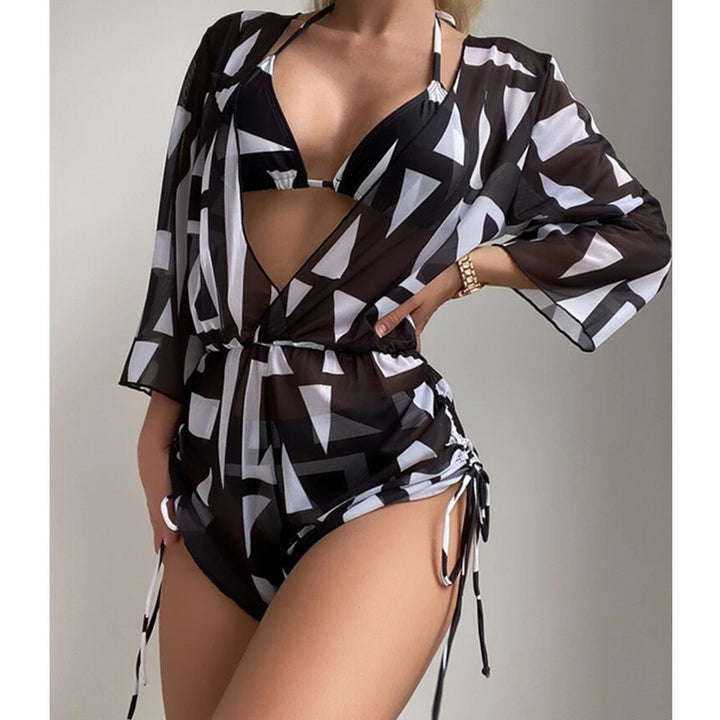 Damen Strand-Overall mit floralem Muster Drune