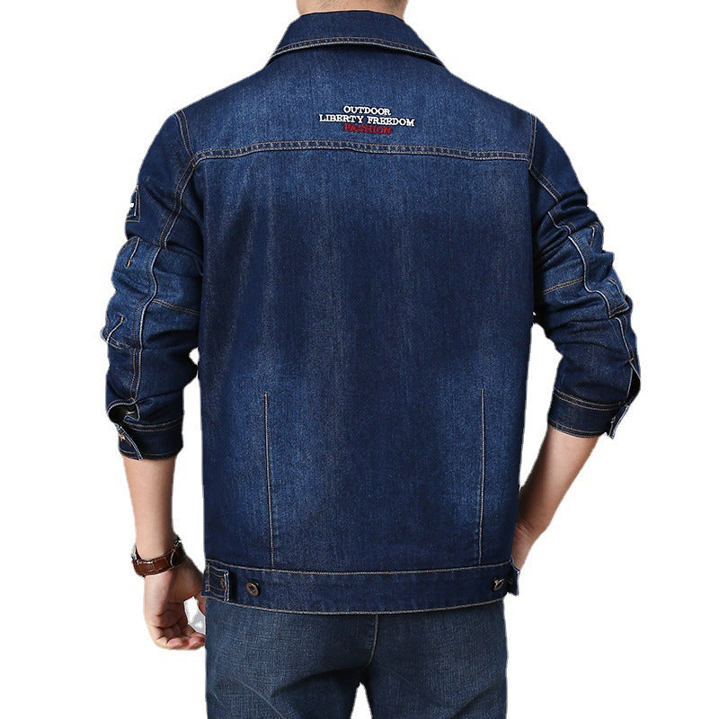 Herren Klassische Jeansjacke Drune