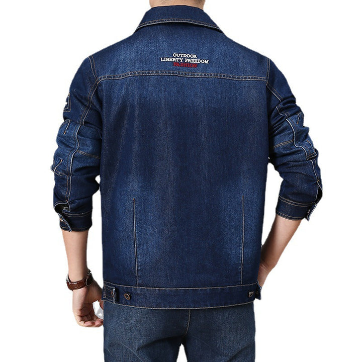 Herren Klassische Jeansjacke Drune