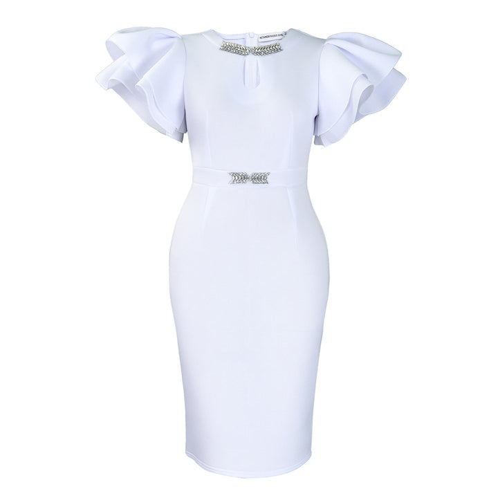 Damen elegante Cocktailkleid Drune