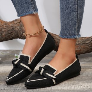 Damen Ballerinas mit schickem Schleifen-Detail und stabiler Sohle Drune