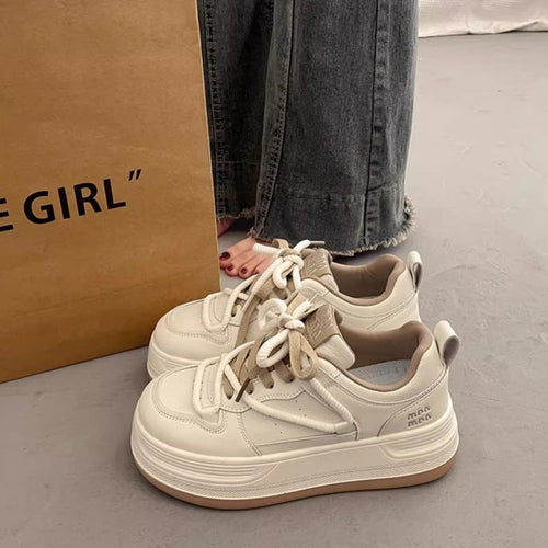Damen modische Plateau-Sneaker mit innovativem Komfort und atmungsaktiver Sohle Drune