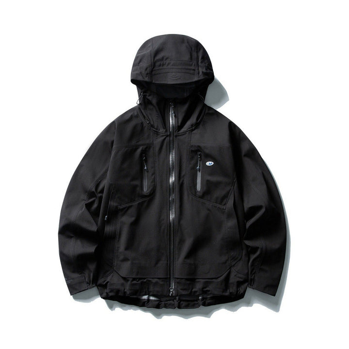 Unisex Technische Softshell-Fieldjacke mit verschweißten Nähten, vier Reißverschlusstaschen und verlängerter Rückenpartie Drune