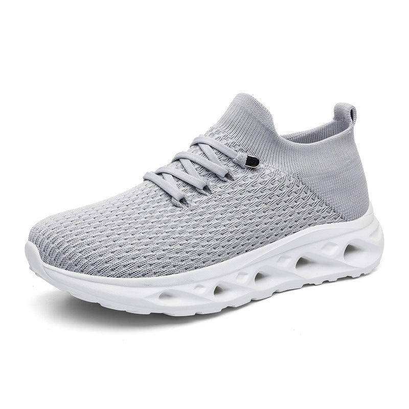Unisex Atmungsaktive Strick-Sneaker mit sockenähnlichem Schaft und dämpfender Hohlsohle Drune