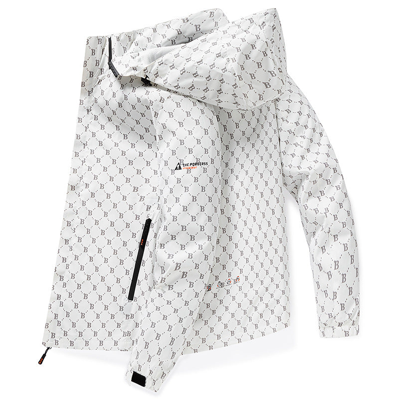 Damen Modische Wasserdichte Funktionsjacke mit Kapuze Drune